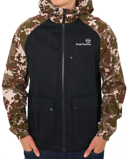 Sergio Tacchini Mancini Hooded Jacket Italian Camo/Black