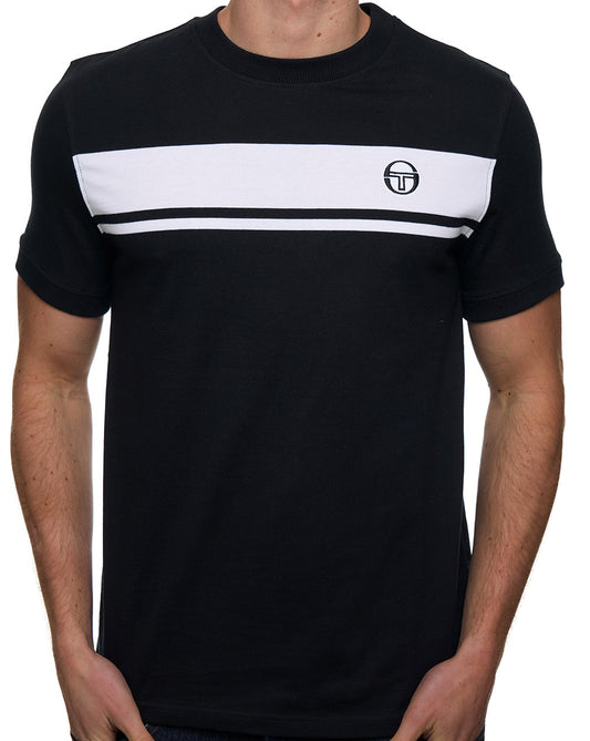Sergio Tacchini Sergio Tacchini Masters T Shirt Black/White