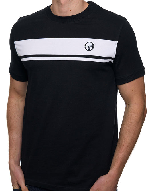 Sergio Tacchini Sergio Tacchini Masters T Shirt Black/White