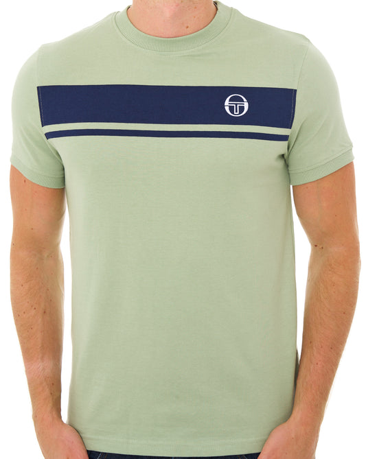 Sergio Tacchini Sergio Tacchini Masters T Shirt Desert Sage/Navy Blue