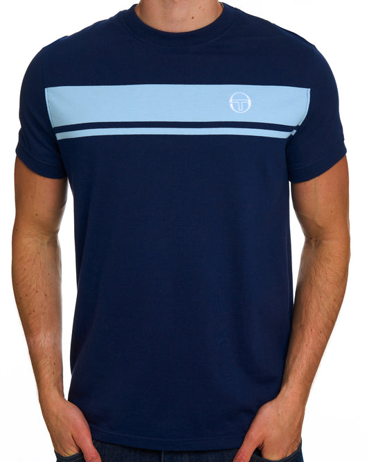 Sergio Tacchini Sergio Tacchini Masters T Shirt Navy Sky