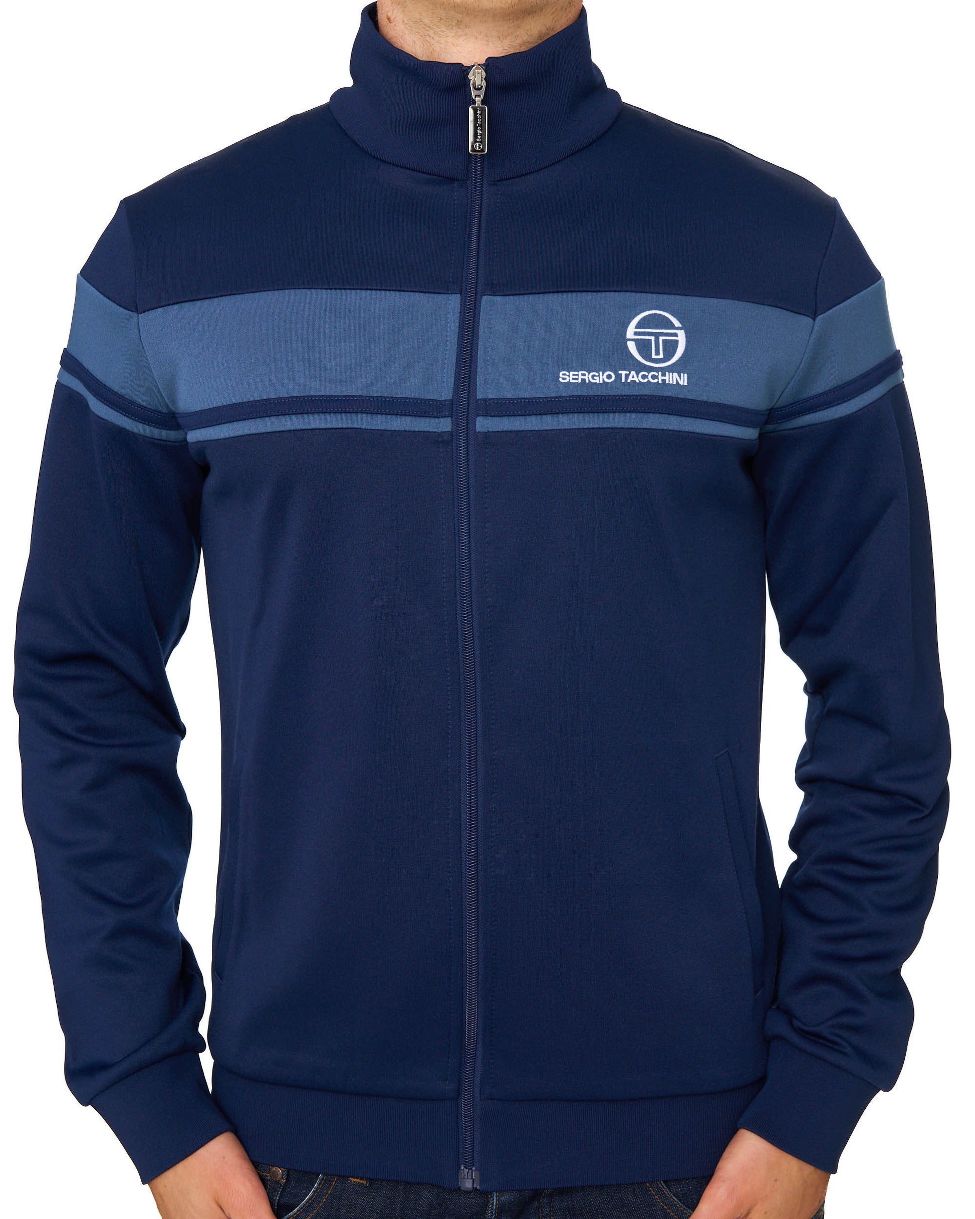 Sergio Tacchini Masters Track Top Navy Blue/Vintage Indigo