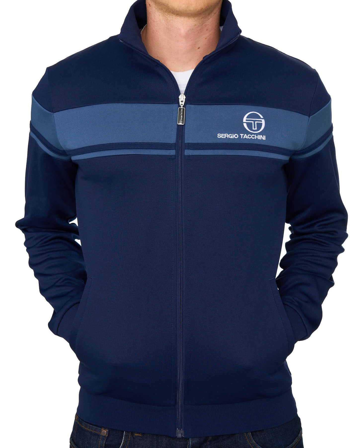 Sergio Tacchini Masters Track Top Navy Blue/Vintage Indigo