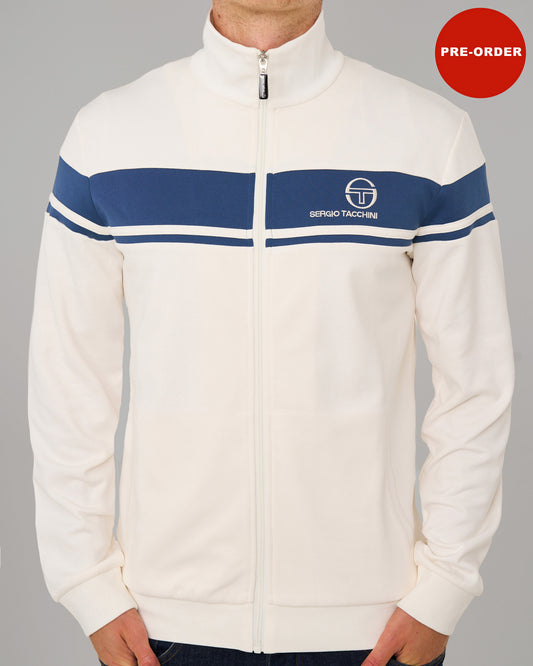 Sergio Tacchini Sergio Tacchini Masters Track Top Gardenia/Vintage Indigo