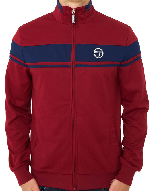 Sergio Tacchini Sergio Tacchini Masters Track Top Merlot/Navy Blue