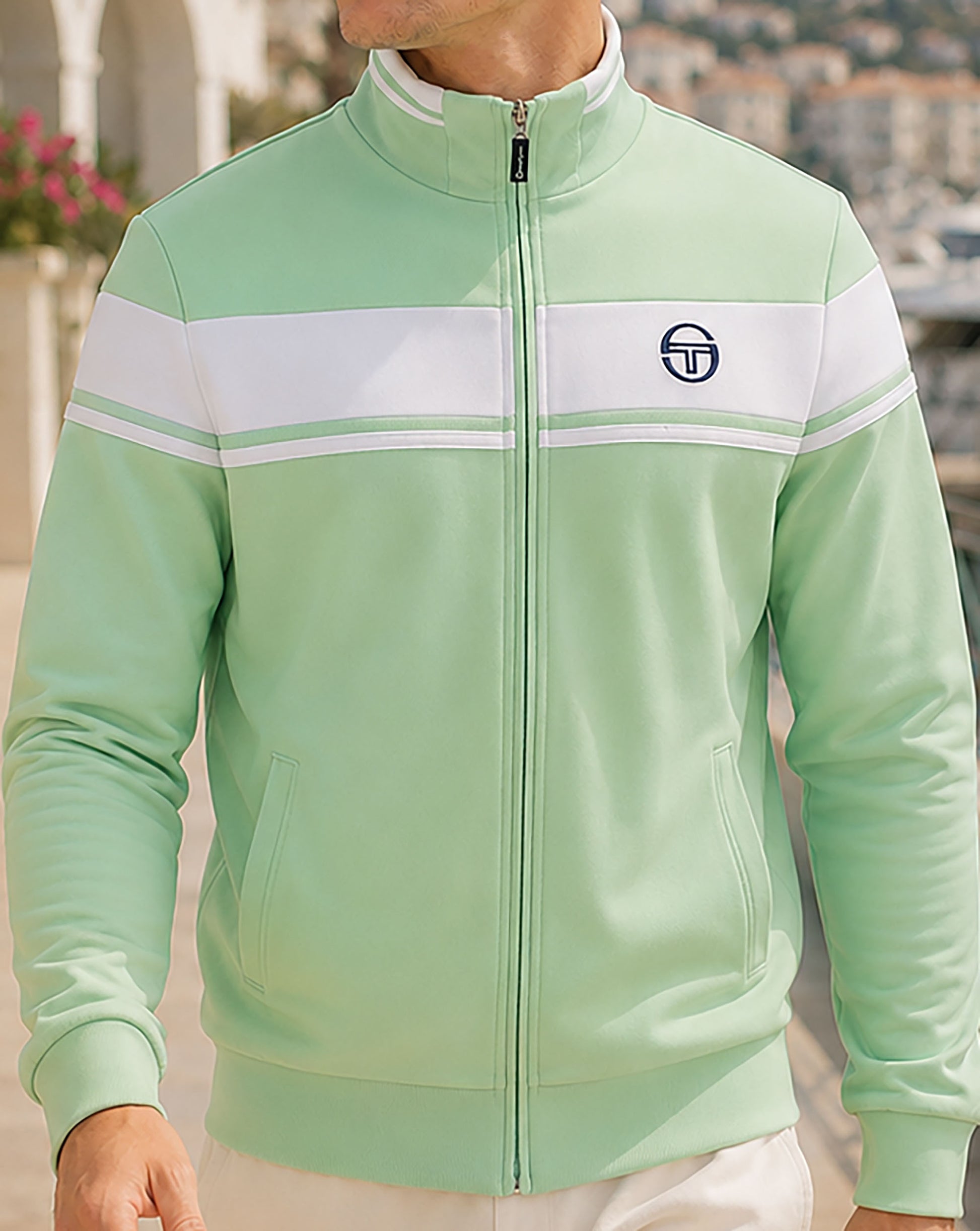Sergio Tacchini Masters Track Top Mint Green
