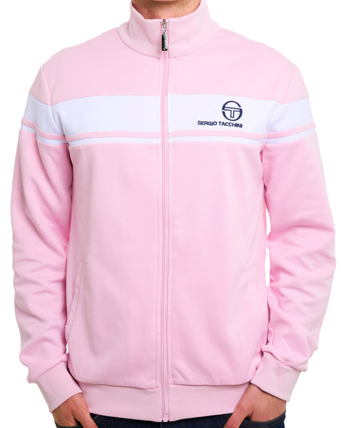 Sergio Tacchini Masters Track Top Pink/White