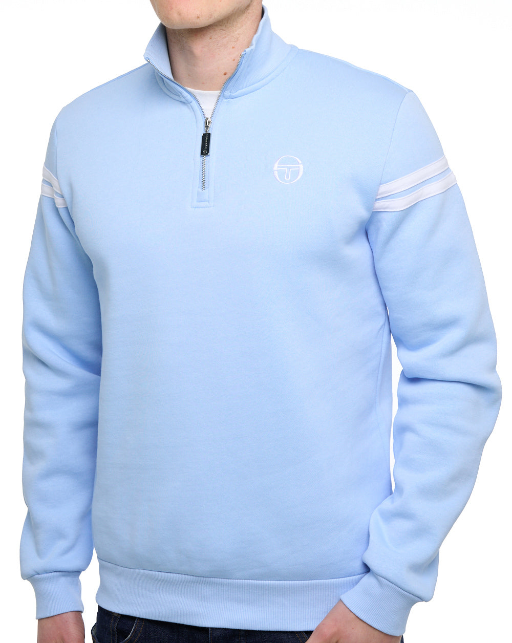 Sergio Tacchini Maurizio Zip Sweat Sky Blue