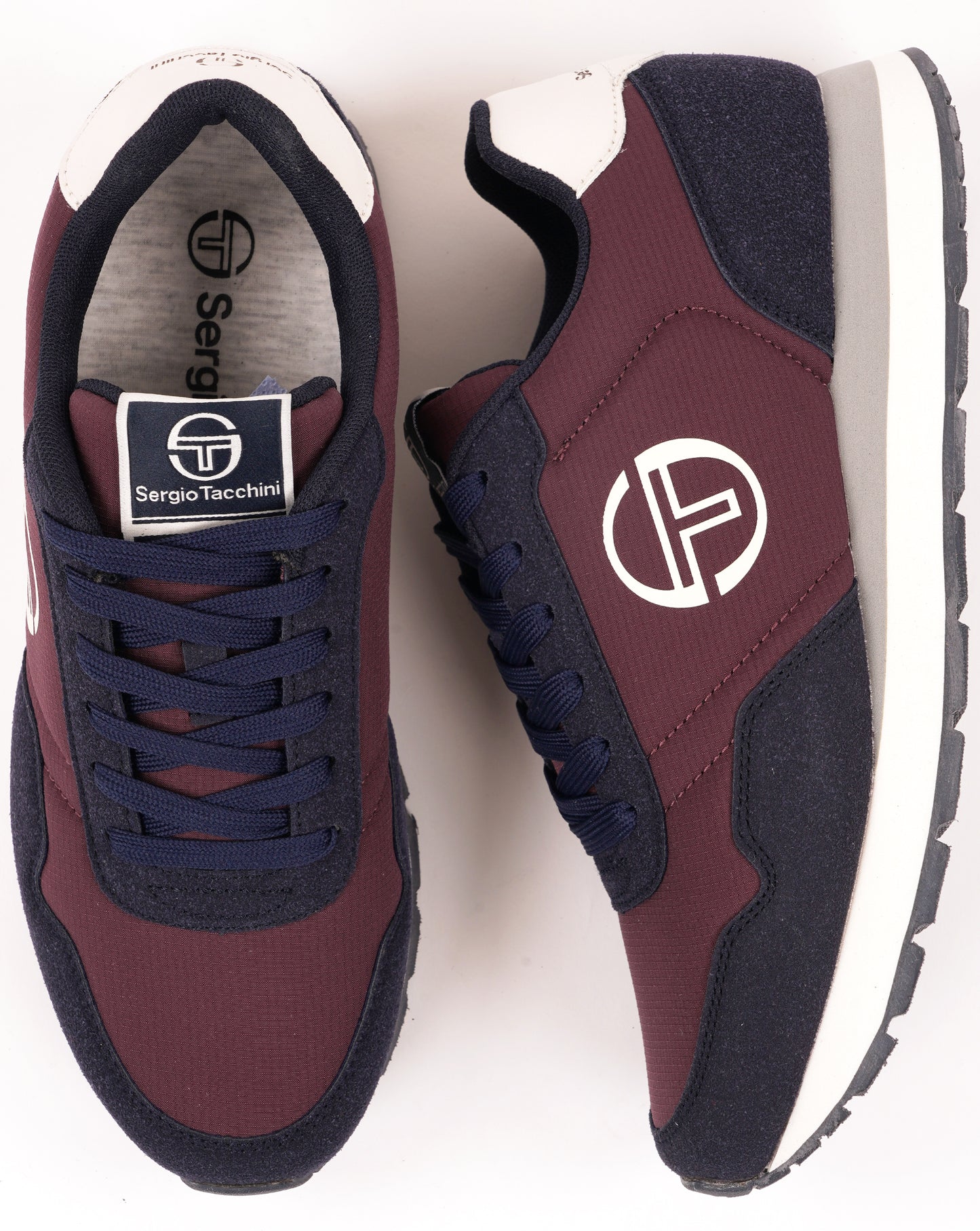 Sergio Tacchini Mile Mix Trainers Navy/Huckleberry