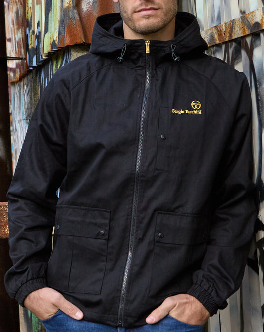 Sergio Tacchini Sergio Tacchini Moda Milano Jacket Black Gold
