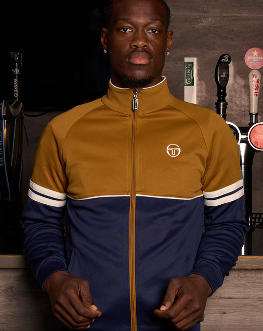 Sergio Tacchini Sergio Tacchini Orion Track Top Golden Brown/Navy