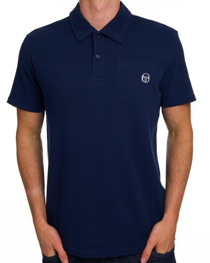 Sergio Tacchini Chest Pocket Polo Navy