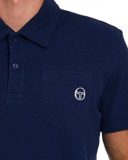 Sergio Tacchini Sergio Tacchini Pitch Pocket Polo Navy Blue