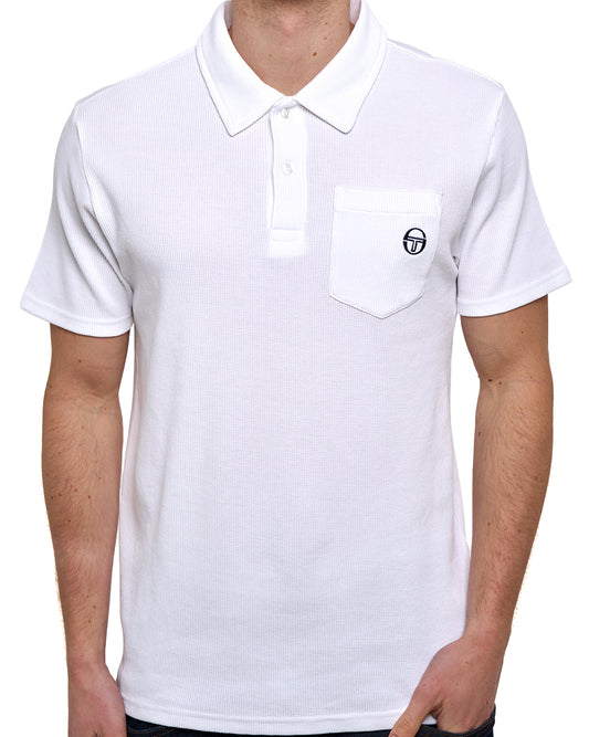 Sergio Tacchini Pitch Pocket Polo White