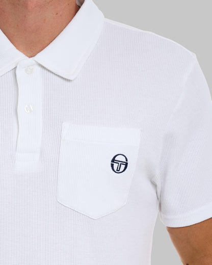 Sergio Tacchini Chest Pocket Polo White