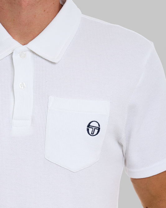 Sergio Tacchini Sergio Tacchini Pitch Pocket Polo White