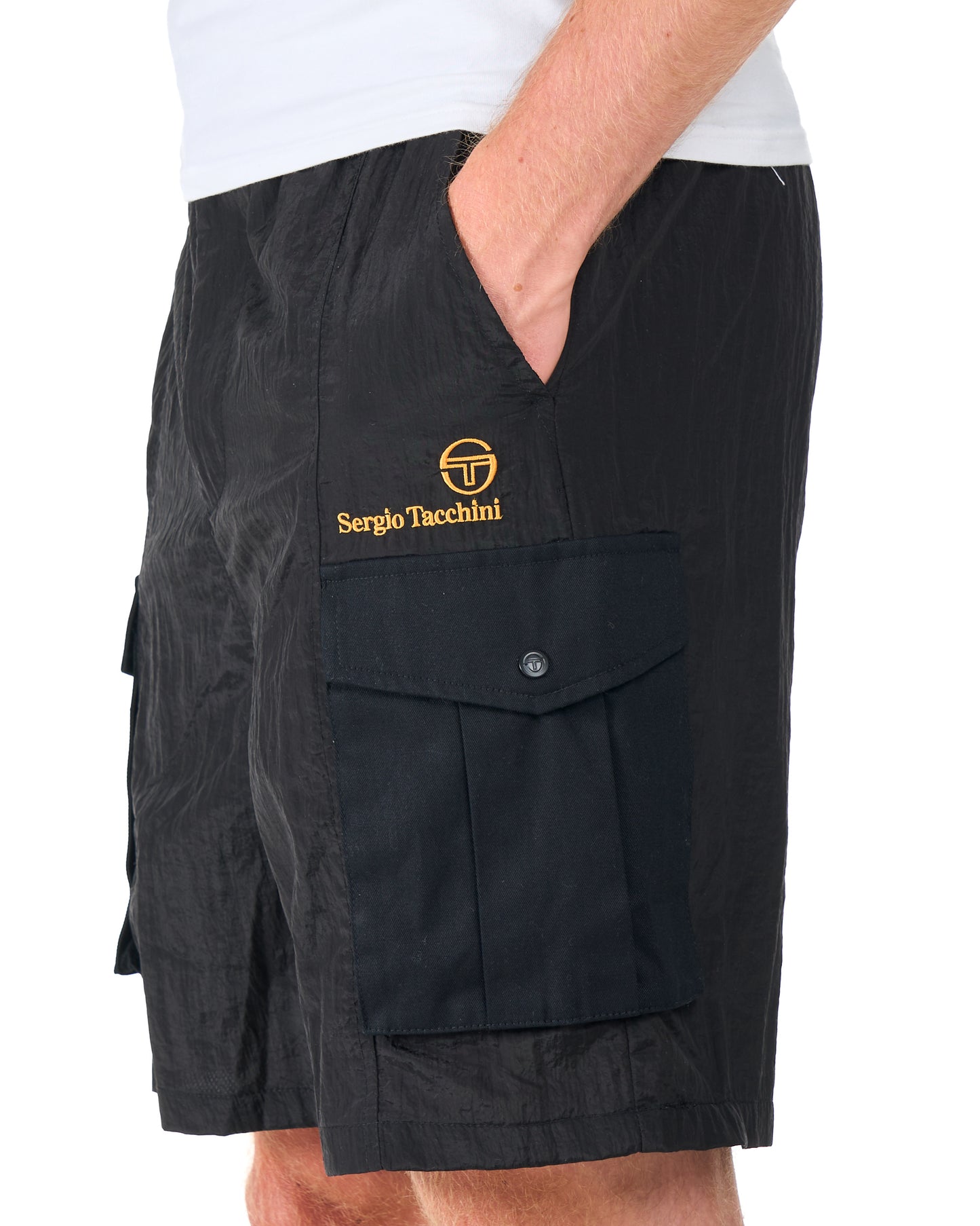 Sergio Tacchini Santino Cargo Shorts Black