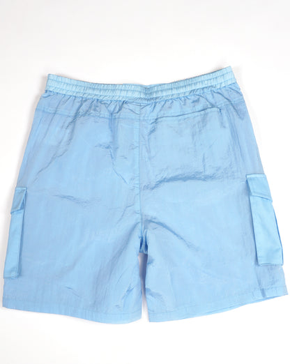 Sergio Tacchini Santino Cargo Shorts Sky Blue/White