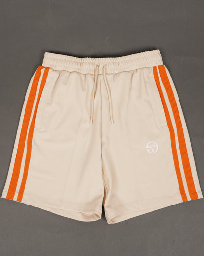 Sergio Tacchini Striped Casual Shorts Sand/Orange