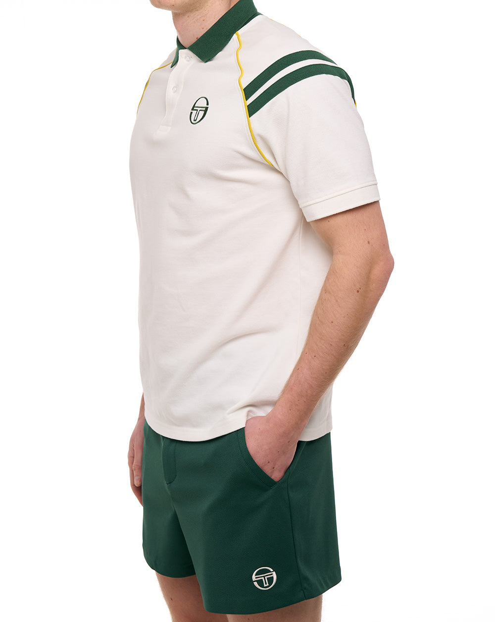 Sergio Tacchini Time Shorts Pine Green/Gardenia