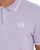 Sergio Tacchini Tipped Polo Shirt Lilac / Off White