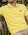 Sergio Tacchini Tipped Polo Shirt Yellow/White/Navy