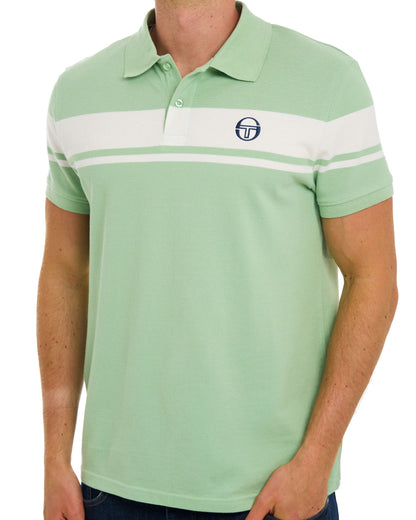 Sergio Tacchini Young Line Polo Shirt Green/Gardenia