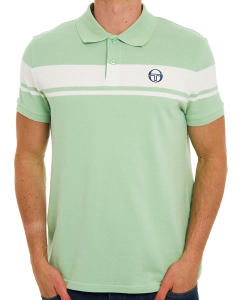 Sergio Tacchini Young Line Polo Shirt Green/Gardenia