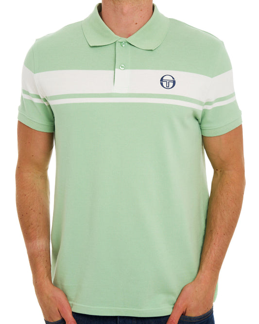 Sergio Tacchini Sergio Tacchini Young Line Polo Shirt Green/Gardenia
