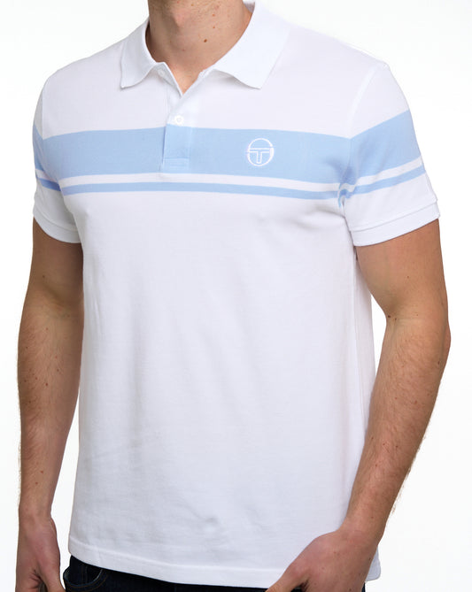 Sergio Tacchini Sergio Tacchini Young Line Polo Shirt White/Sky