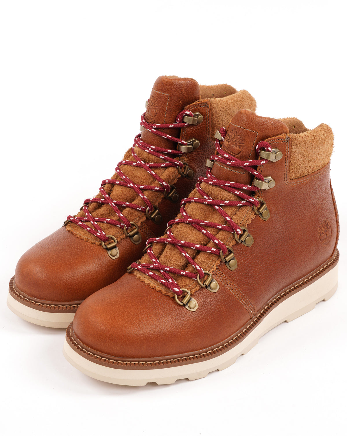Timberland Britton Mills Mid Lace Waterproof Boot Rust Full Grain