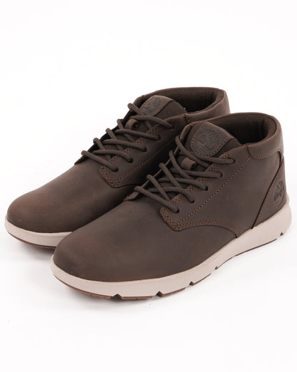 Timberland Mid Lace Field Boot Dark Brown Nubuck