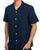 Tommy Jeans Camp Collar Linen Shirt Dark Navy