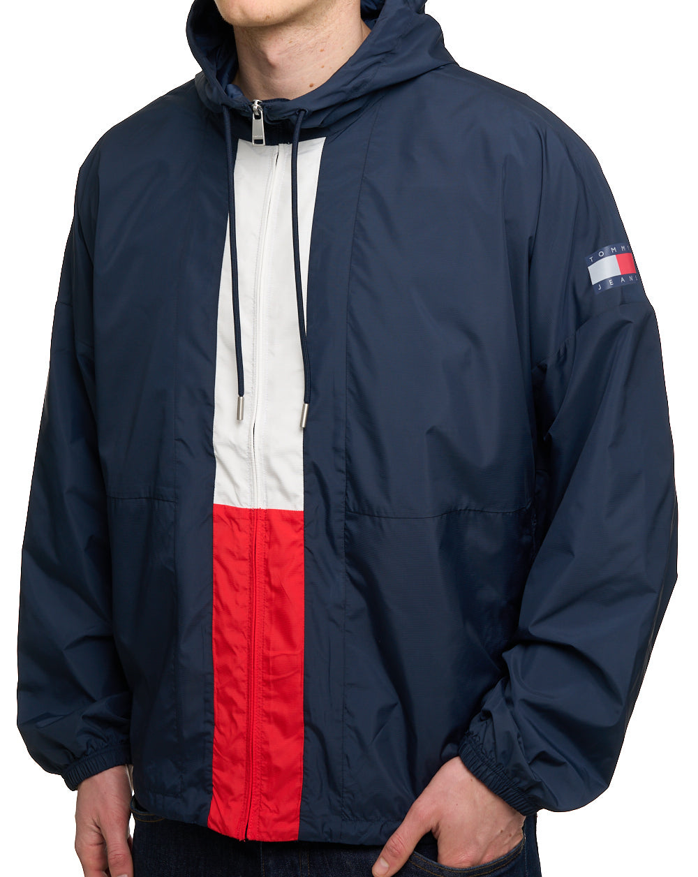 Tommy Jeans Chicago Flag Windbreaker Dark Navy