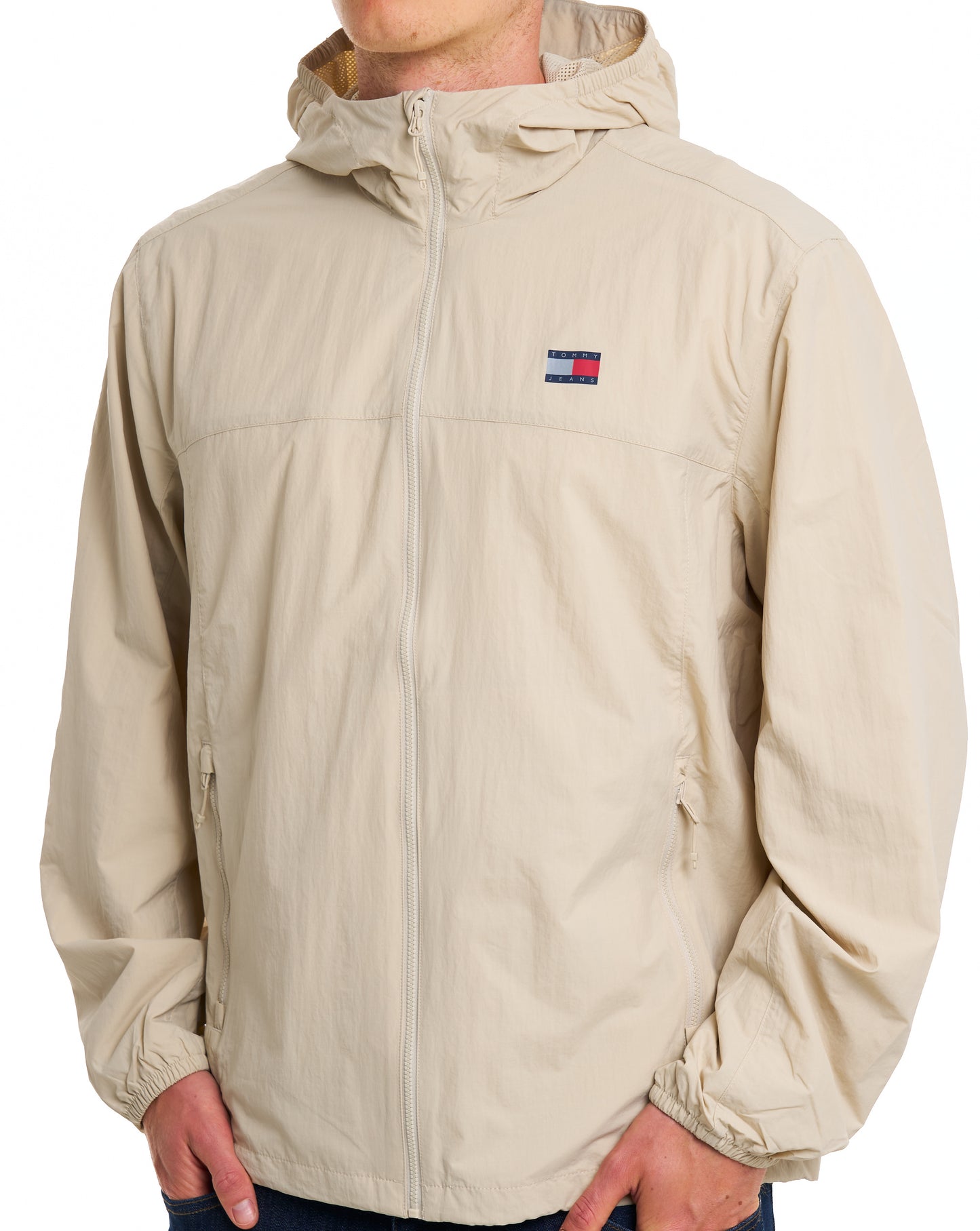 Tommy Jeans Chicago Packable Jacket Classic Beige