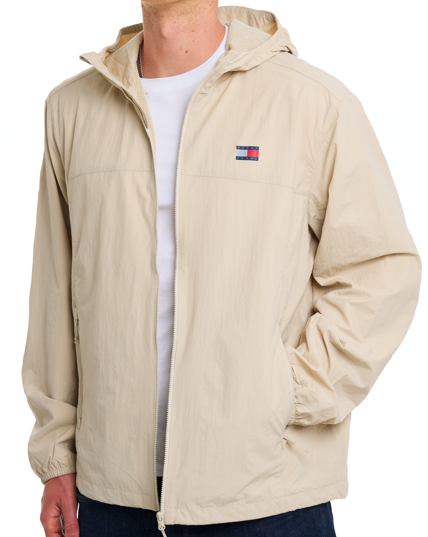 Tommy Jeans Chicago Packable Jacket Classic Beige