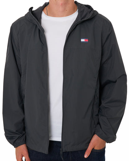 Tommy Jeans Chicago Packable Jacket Washed Black