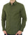 Tommy Jeans Cotton Stretch Shirt Dark Greenery