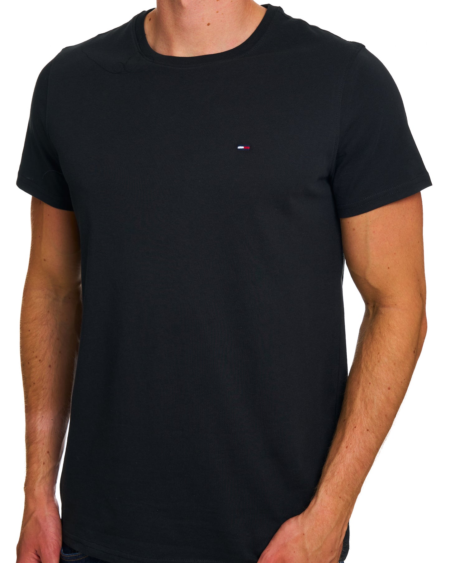 Tommy Jeans Crew Neck T Shirt Black