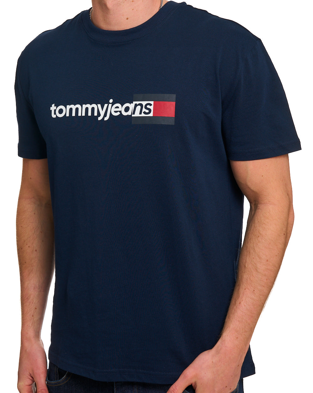 Tommy Jeans Entry DNA T Shirt Dark Navy