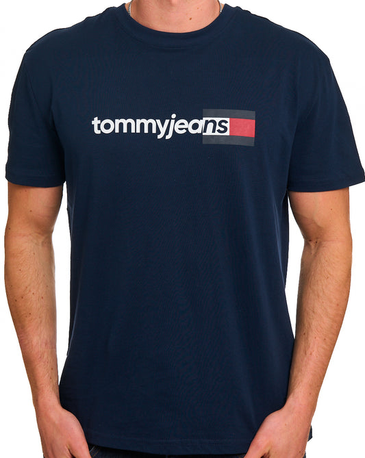 Tommy Jeans Entry DNA T Shirt Dark Navy