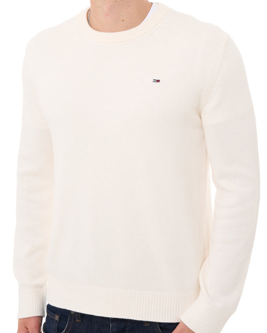 Tommy Jeans Tommy Jeans Essential Crew Jumper Off White