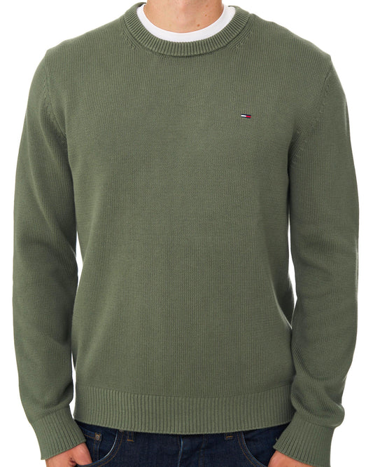 Tommy Jeans Tommy Jeans Essential Crew Jumper Rocky Mountain Green