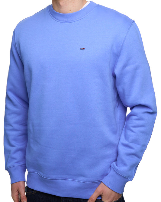 Tommy Jeans Tommy Jeans Flag Crew Sweatshirt Blue Twilight
