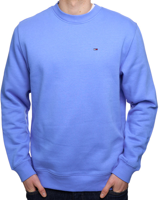 Tommy Jeans Tommy Jeans Flag Crew Sweatshirt Blue Twilight