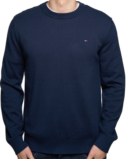 Tommy Jeans Tommy Jeans Flag Lightweight Jumper Dark Navy