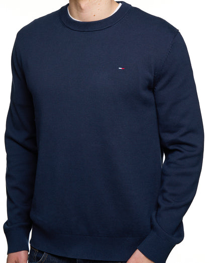 Tommy Jeans Flag Lightweight Jumper Dark Navy