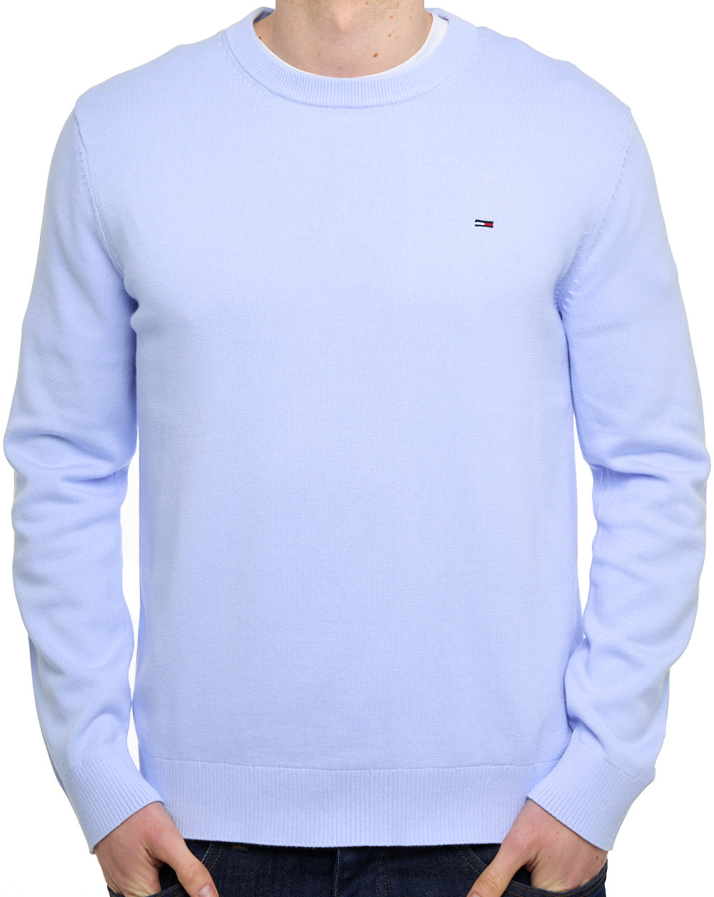 Tommy Jeans Flag Lightweight Jumper Sweet Blue