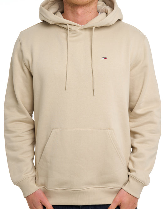 Tommy Jeans Flag Patch Hoodie Sand