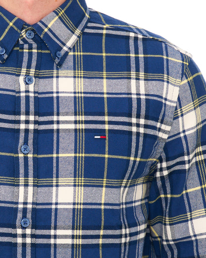 Tommy Jeans Flannel Check Shirt Basic Navy Check